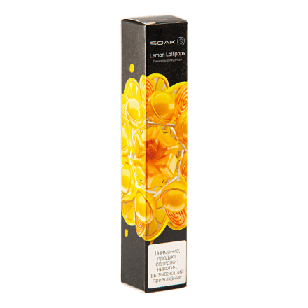 SOAK S - Lemon Lollipops (Лимонные Леденцы, 2500 затяжек) купить в Тюмени