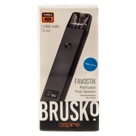 Электронная сигарета Brusko - Favostix (Синий) купить в Тюмени