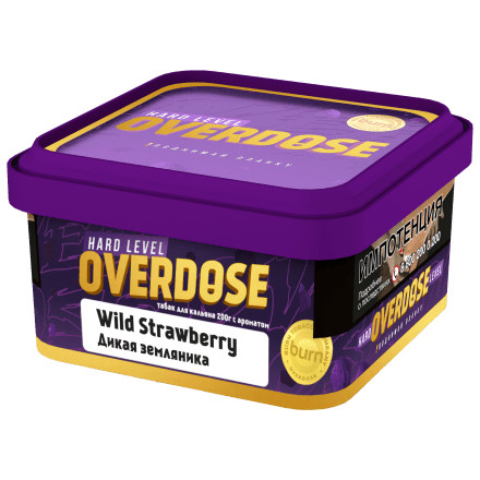 Табак Overdose - Wild Strawberry (Дикая Земляника, 200 грамм) купить в Тюмени