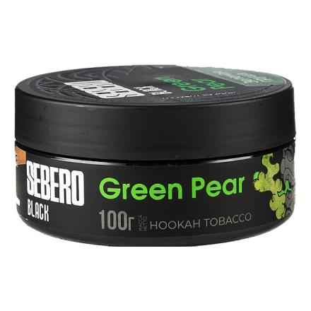 Табак Sebero Black - Green Pear (Зелёная Груша, 100 грамм) купить в Тюмени