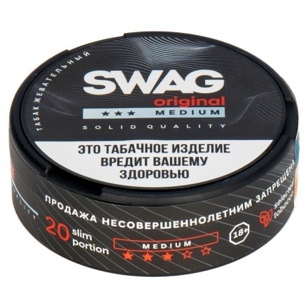 Табак жевательный SWAG Medium - Original (10 грамм) купить в Тюмени