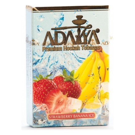 Табак Adalya - Strawberry Banana Ice (Ледяная Клубника и Банан, 20 грамм, Акциз) купить в Тюмени
