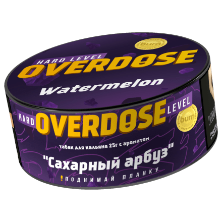Табак Overdose - Watermelon (Сахарный Арбуз, 25 грамм) купить в Тюмени