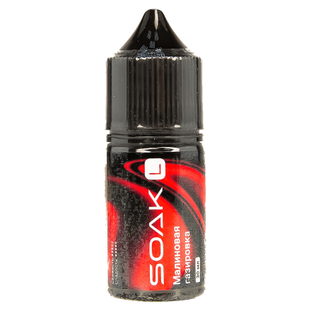 Жидкость SOAK L30 - Raspberry Soda (Малиновая Газировка, 30 мл, 2 мг) купить в Тюмени
