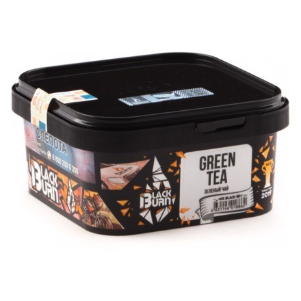 Табак BlackBurn - Green Tea (Зеленый Чай, 200 грамм) купить в Тюмени