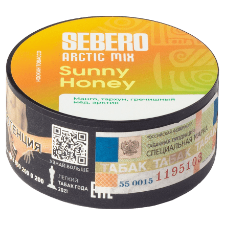 Табак Sebero Arctic Mix - Sunny Honey (Санни Хани, 25 грамм) купить в Тюмени