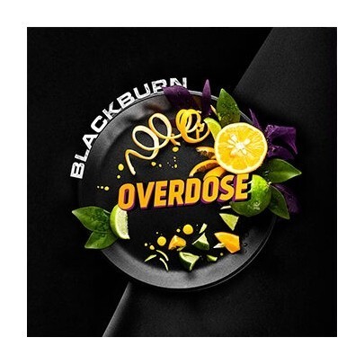 Табак BlackBurn - Overdose (Лимон - Лайм, 100 грамм) купить в Тюмени