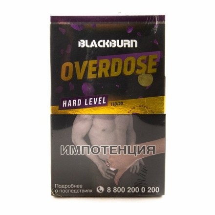 Табак BlackBurn - Overdose (Лимон - Лайм, 100 грамм) купить в Тюмени