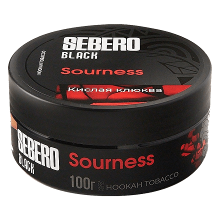 Табак Sebero Black - Sourness (Кислая Клюква, 100 грамм) купить в Тюмени