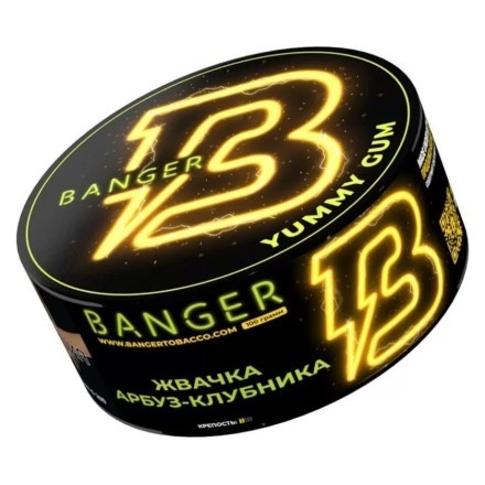 Табак Banger - Yummy Gum (Жвачка, Арбуз, Клубника, 25 грамм) купить в Тюмени