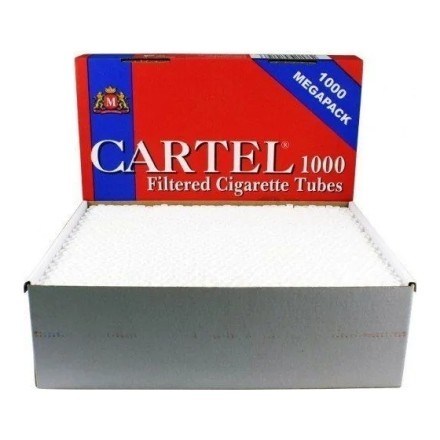 Гильзы сигаретные Cartel - 84x15 мм (1000 штук) купить в Тюмени