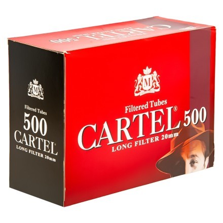 Гильзы сигаретные Cartel - Long Filter 84x20 мм (500 штук) купить в Тюмени