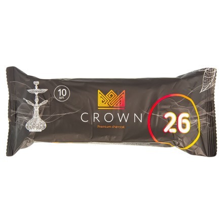 Уголь Crown (26 мм, 10 кубиков) купить в Тюмени