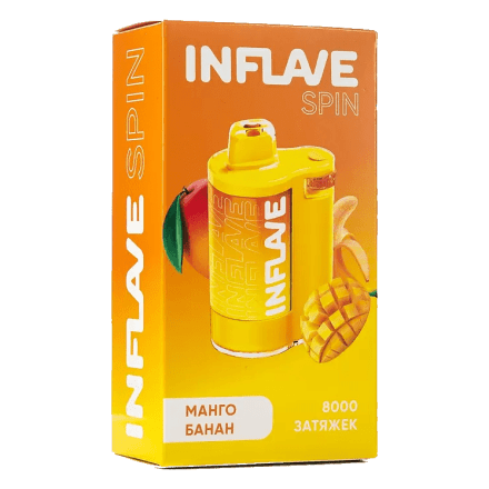 INFLAVE SPIN - Манго Банан (8000 затяжек) купить в Тюмени