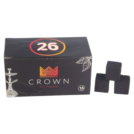Уголь Crown (26 мм, 16 кубиков) купить в Тюмени