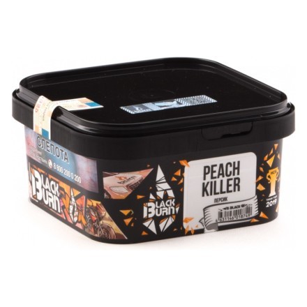 Табак BlackBurn - Peach killer (Персик, 200 грамм) купить в Тюмени