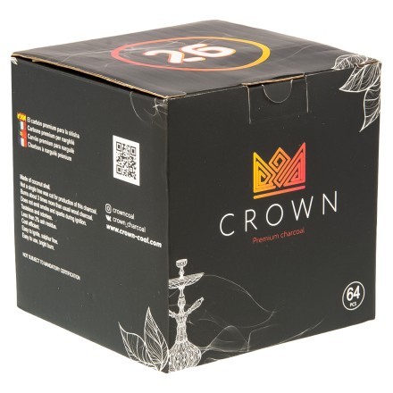 Уголь Crown (26 мм, 64 кубика) купить в Тюмени