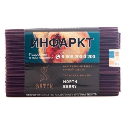 Табак Satyr - North Berry (Северная Ягода, 100 грамм) купить в Тюмени