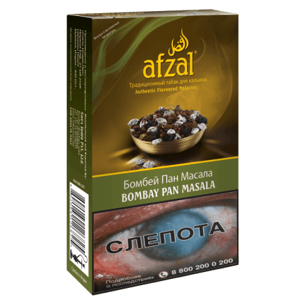 Табак Afzal - Bombay Pan Masala (Бомбейские Специи, 40 грамм) купить в Тюмени