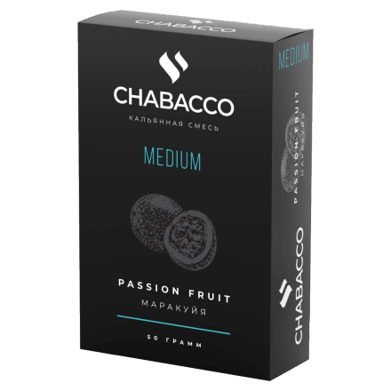 Смесь Chabacco MEDIUM - Passion Fruit (Маракуйя, 50 грамм) купить в Тюмени