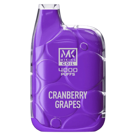 MIKING - Клюква Виноград (Cranberry Grapes, 4000 затяжек) купить в Тюмени