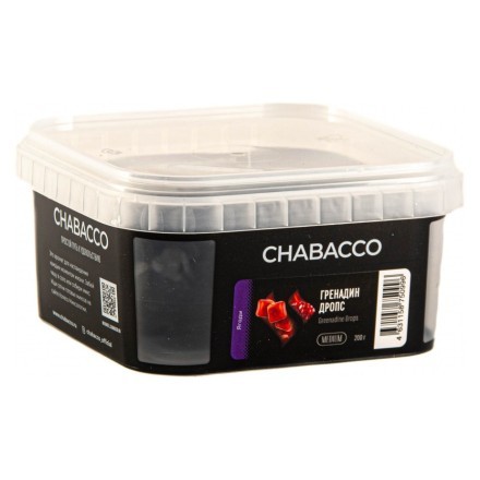 Смесь Chabacco MIX MEDIUM - Grenadine Drops (Гренадин Дропс, 200 грамм) купить в Тюмени