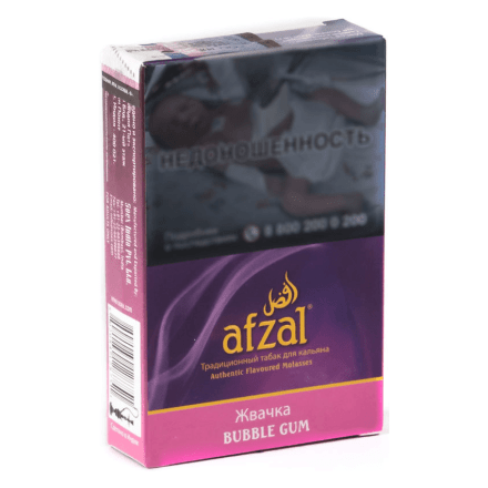 Табак Afzal - Bubble Gum (Жевательная Резинка, 40 грамм) купить в Тюмени