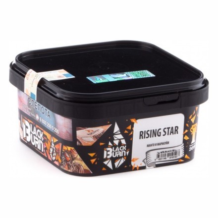 Табак BlackBurn - Rising Star (Манго и Маракуйя, 200 грамм) купить в Тюмени
