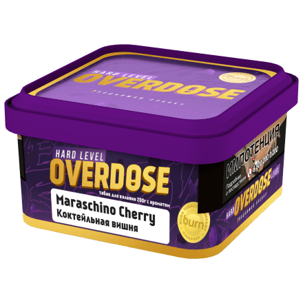 Табак Overdose - Maraschino Cherry (Коктейльная Вишня, 200 грамм) купить в Тюмени