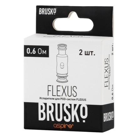 Испарители для Brusko Flexus (AF Mesh Coil, 0.6 Ом, 2 шт.) купить в Тюмени