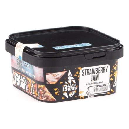 Табак BlackBurn - Strawberry jam (Клубничное Варенье, 200 грамм) купить в Тюмени