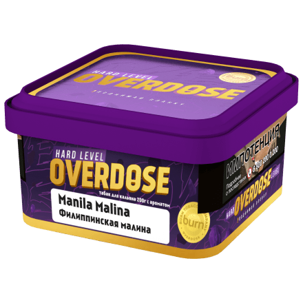 Табак Overdose - Manila Malina (Филиппинская Малина, 200 грамм) купить в Тюмени