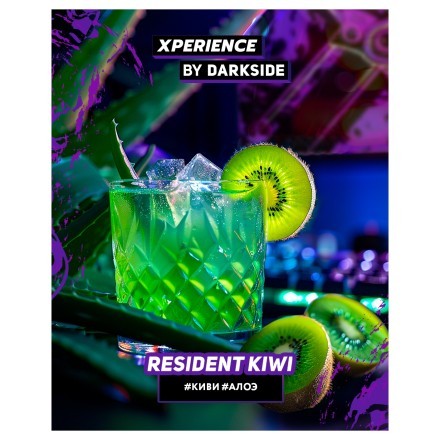 Табак Darkside Xperience - Resident Kiwi (30 грамм) купить в Тюмени