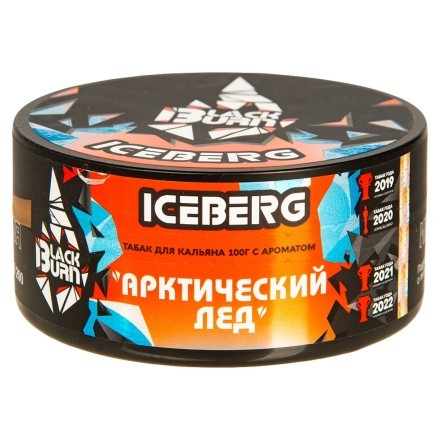 Табак BlackBurn - Iceberg (Арктический Лёд, 100 грамм) купить в Тюмени