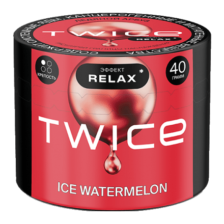 Табак Twice - Ice Watermelon (Ледяной Арбуз, 40 грамм) купить в Тюмени