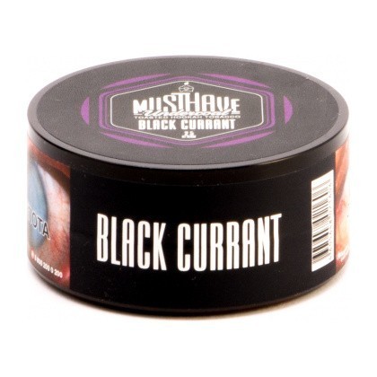 Табак Must Have - Black Currant (Черная Смородина, 25 грамм) купить в Тюмени