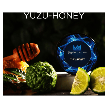 Табак Sapphire Crown - Yuzu-Honey (Юдзу с Мёдом, 100 грамм) купить в Тюмени