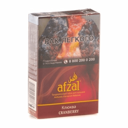 Табак Afzal - Cranberry (Клюква, 40 грамм) купить в Тюмени