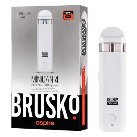 Электронная сигарета Brusko - Minican 4 (Белый) купить в Тюмени