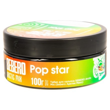 Табак Sebero Arctic Mix - Pop Star (Поп Звезда, 100 грамм) купить в Тюмени