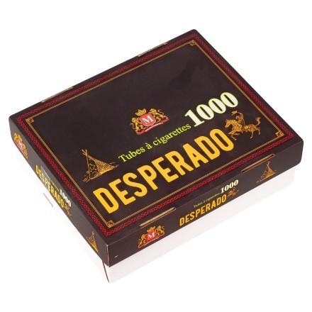 Гильзы сигаретные Desperado - 84x15 мм (карт. коробка, 1000 штук) купить в Тюмени