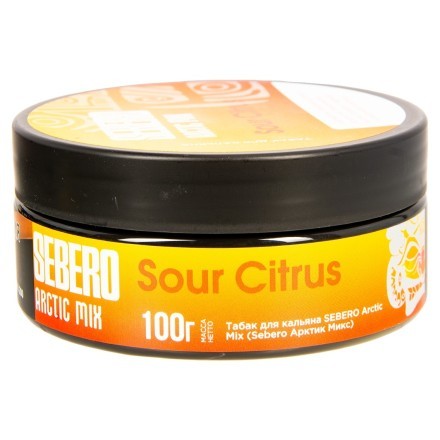 Табак Sebero Arctic Mix - Sour Citrus (Кислые Цитрусы, 100 грамм) купить в Тюмени