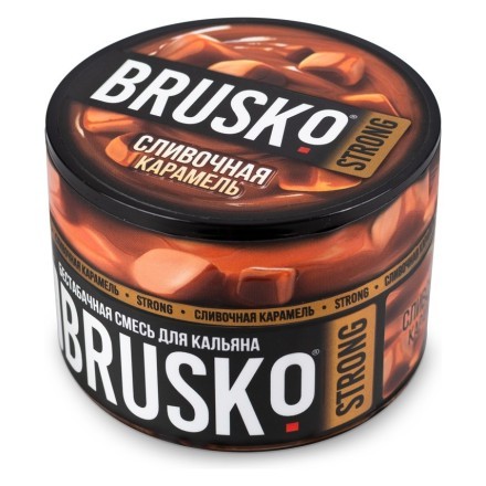 Смесь Brusko Strong - Сливочная Карамель (50 грамм) купить в Тюмени