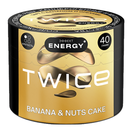 Табак Twice - Banana &amp; Nuts Cake (Тарт с Бананом и Орехами, 40 грамм) купить в Тюмени