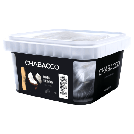 Смесь Chabacco MIX MEDIUM - Crème de Coco (Кокос и Сливки, 200 грамм) купить в Тюмени