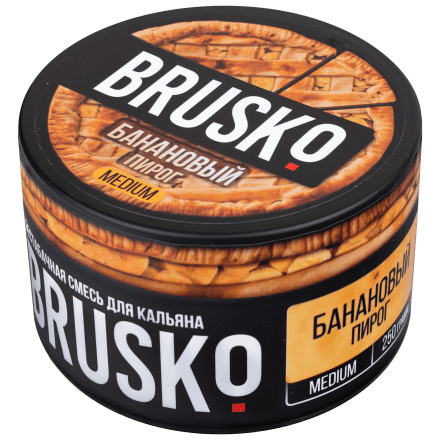Смесь Brusko Medium - Банановый Пирог (250 грамм) купить в Тюмени