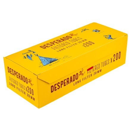 Гильзы сигаретные Desperado - Long 84x20 мм (200 штук) купить в Тюмени