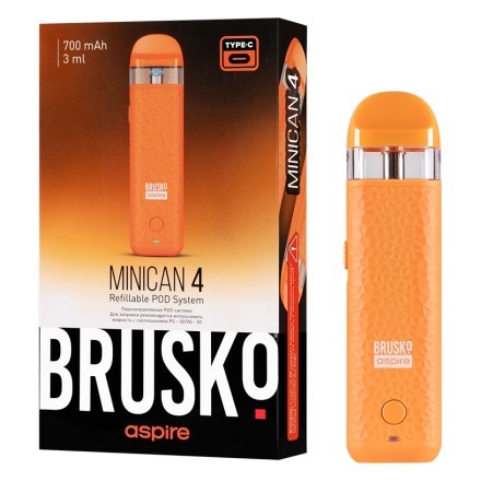 Электронная сигарета Brusko - Minican 4 (Оранжевый) купить в Тюмени