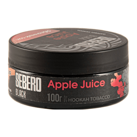 Табак Sebero Black - Apple Juice (Яблочный Сок, 100 грамм) купить в Тюмени