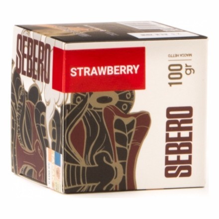 Табак Sebero - Strawberry (Клубника, 100 грамм) купить в Тюмени